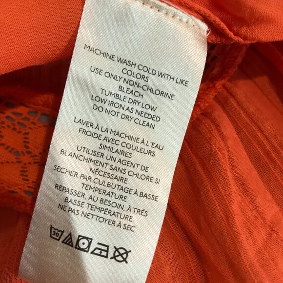 Women's Free People Orange Maxi Sundress NWT Size M - Picture 9 of 11